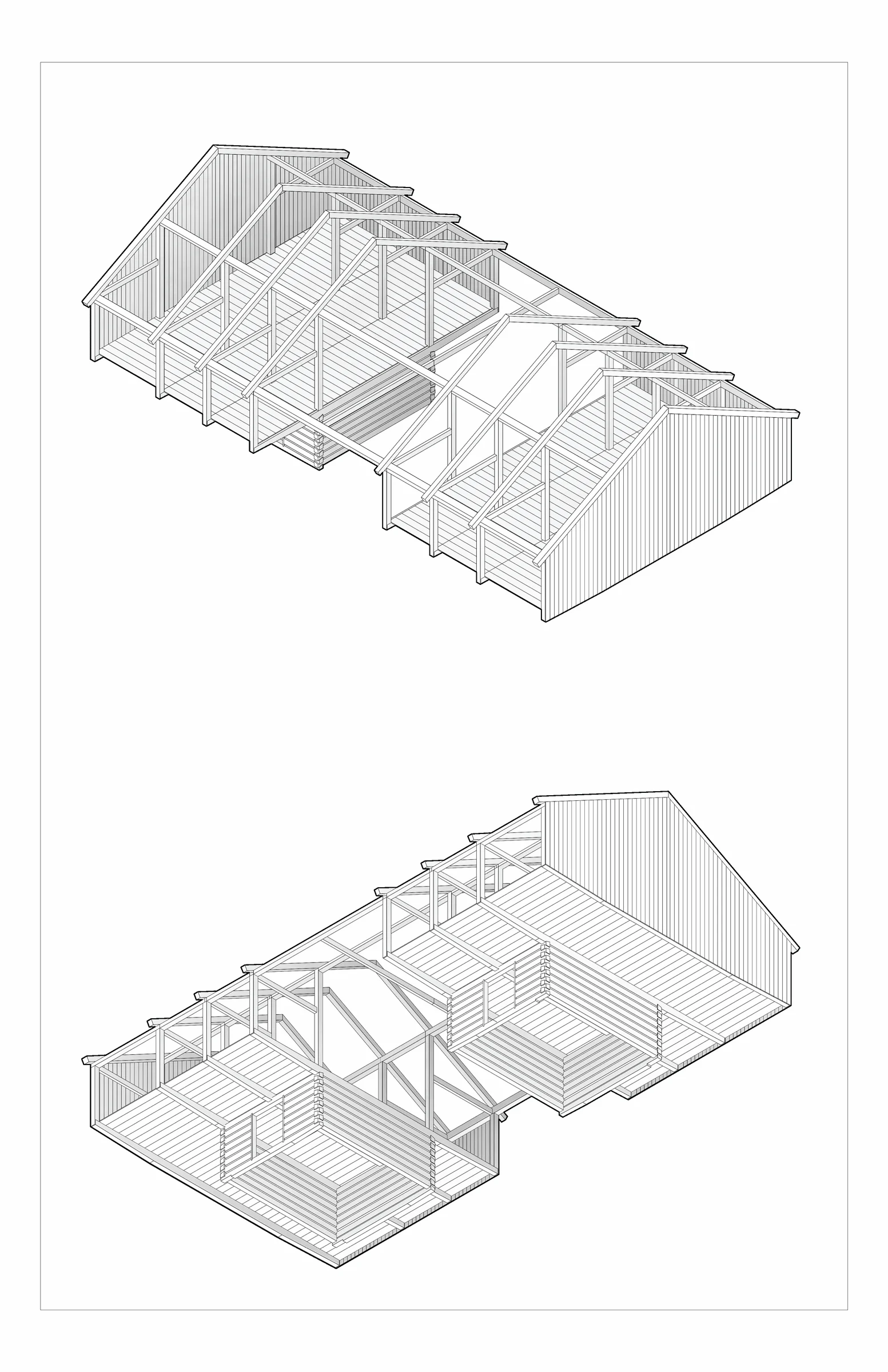 Cantilever Barn · drawing 1
