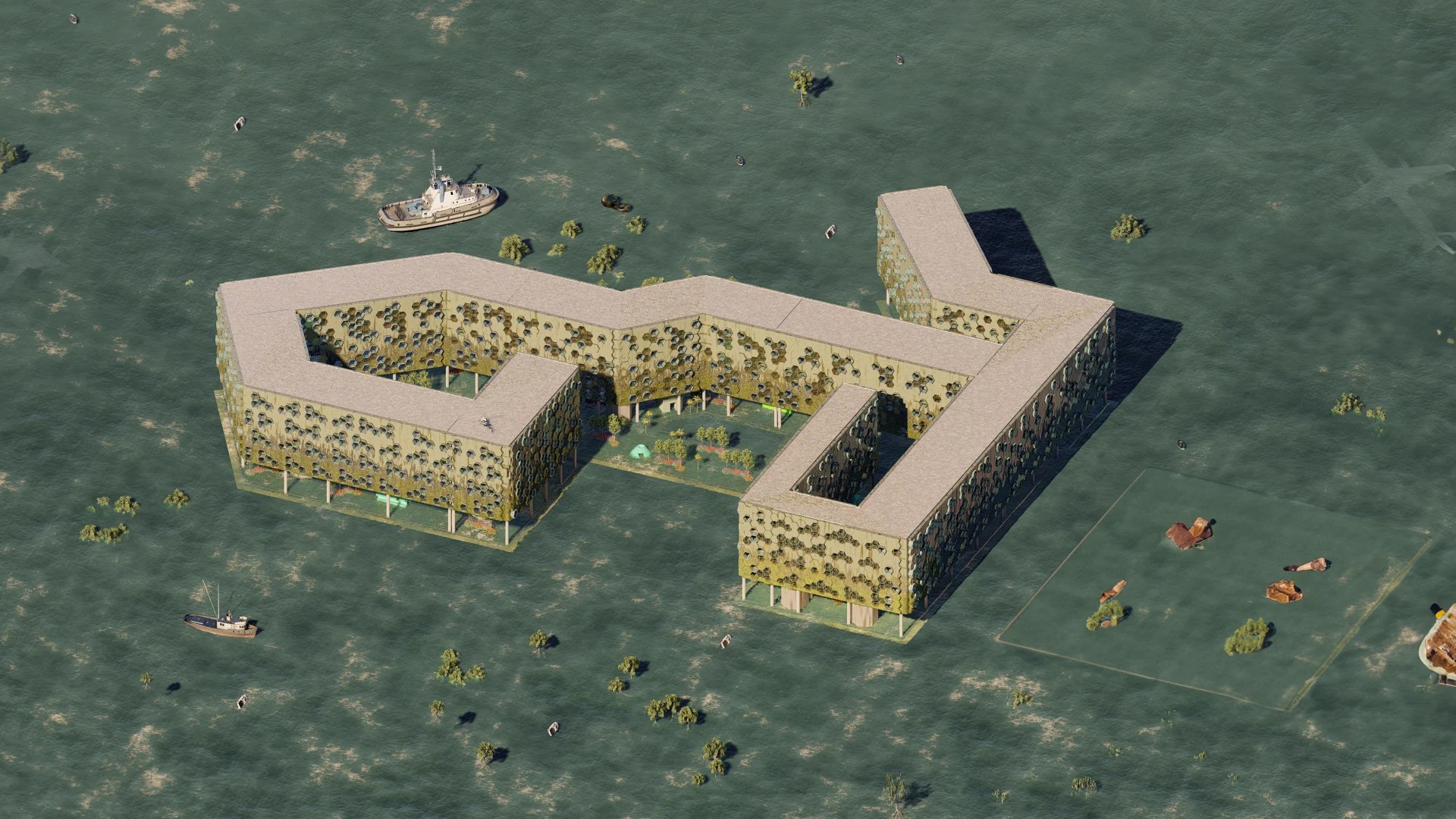Hive — 3d post water rise
