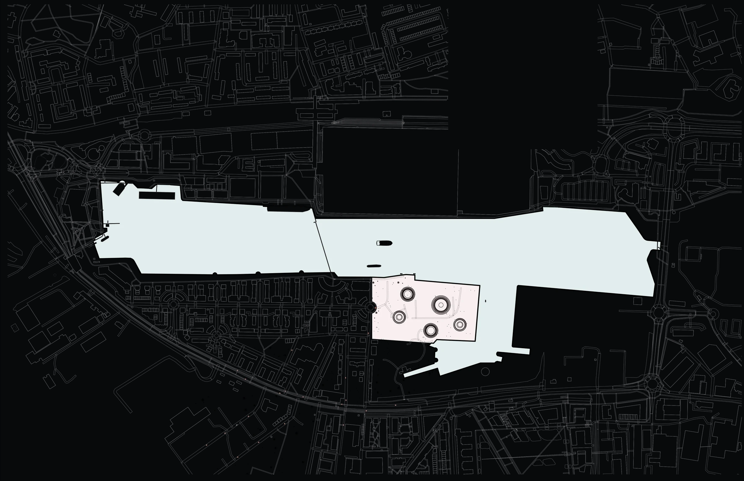 London Vertical Farm — site plan
