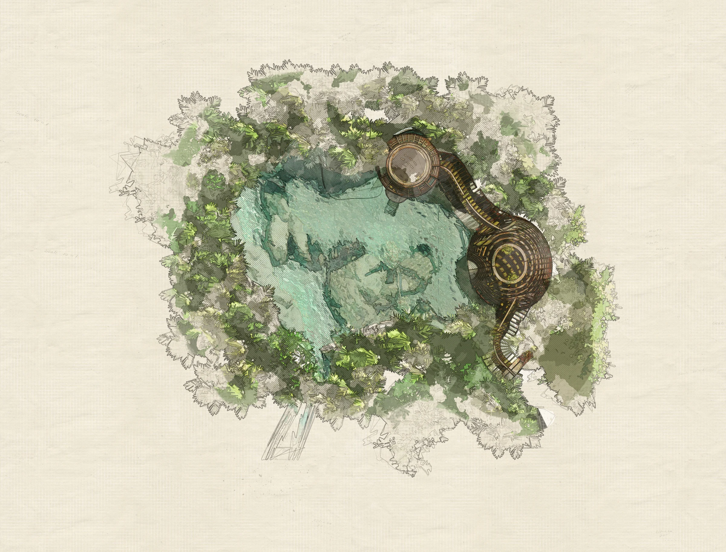 Tranquil-River — tranquil river render plan