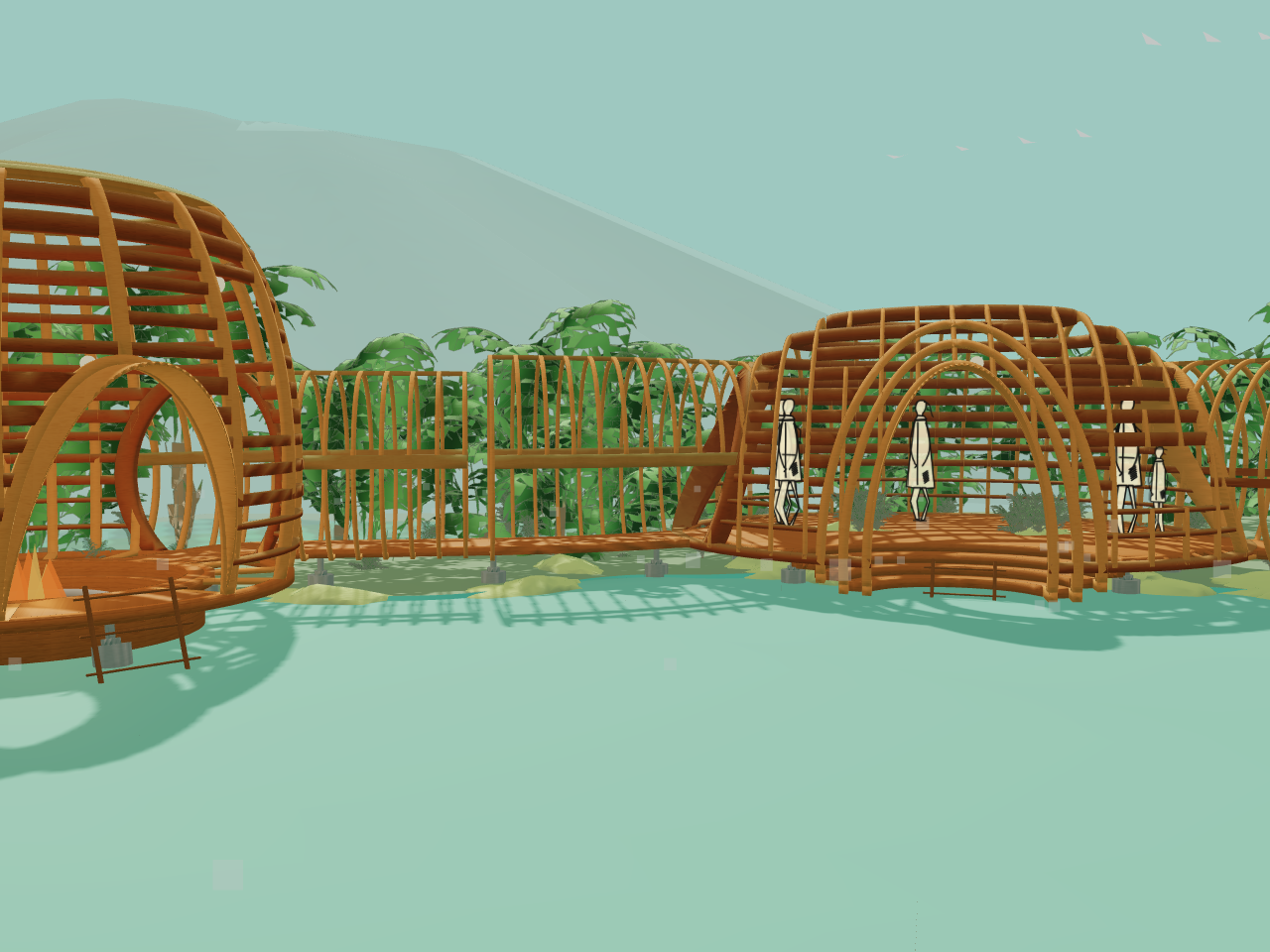 Tranquil River architectural study