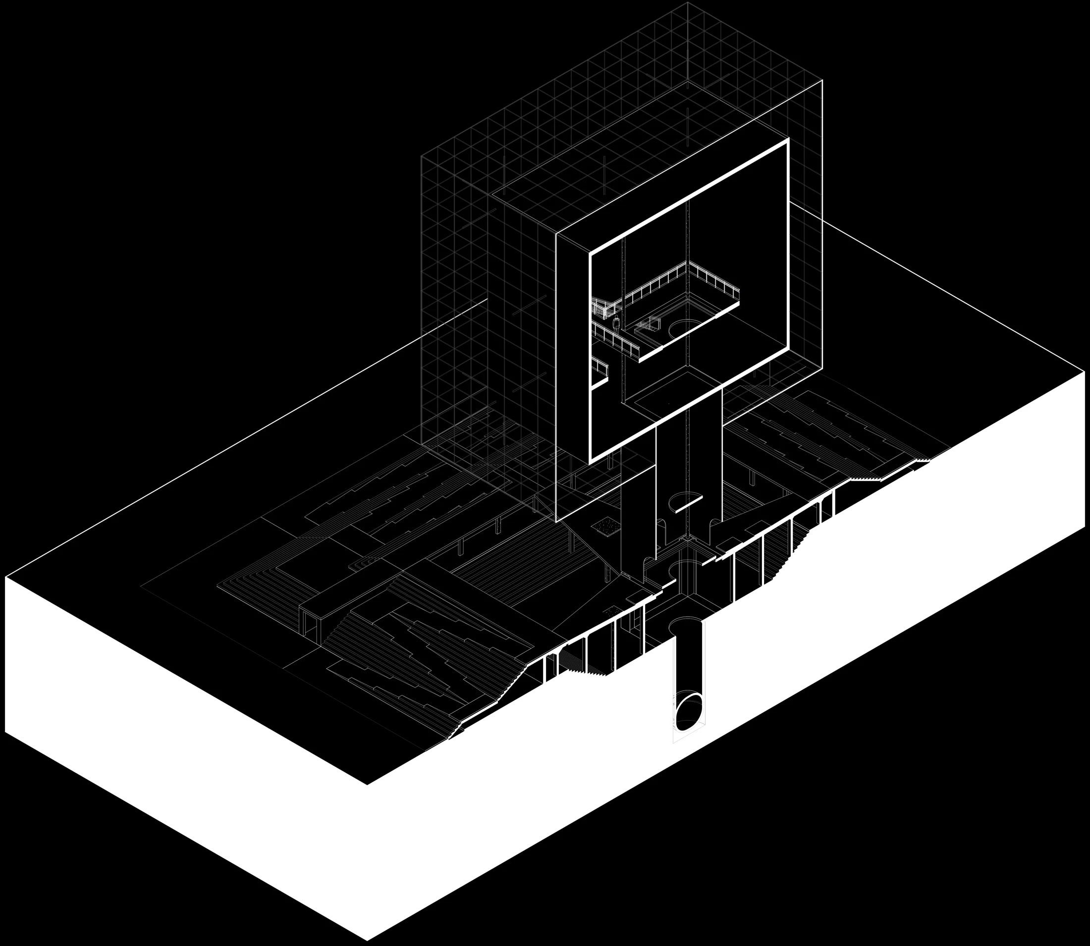 Evo Cube   Section Axo
