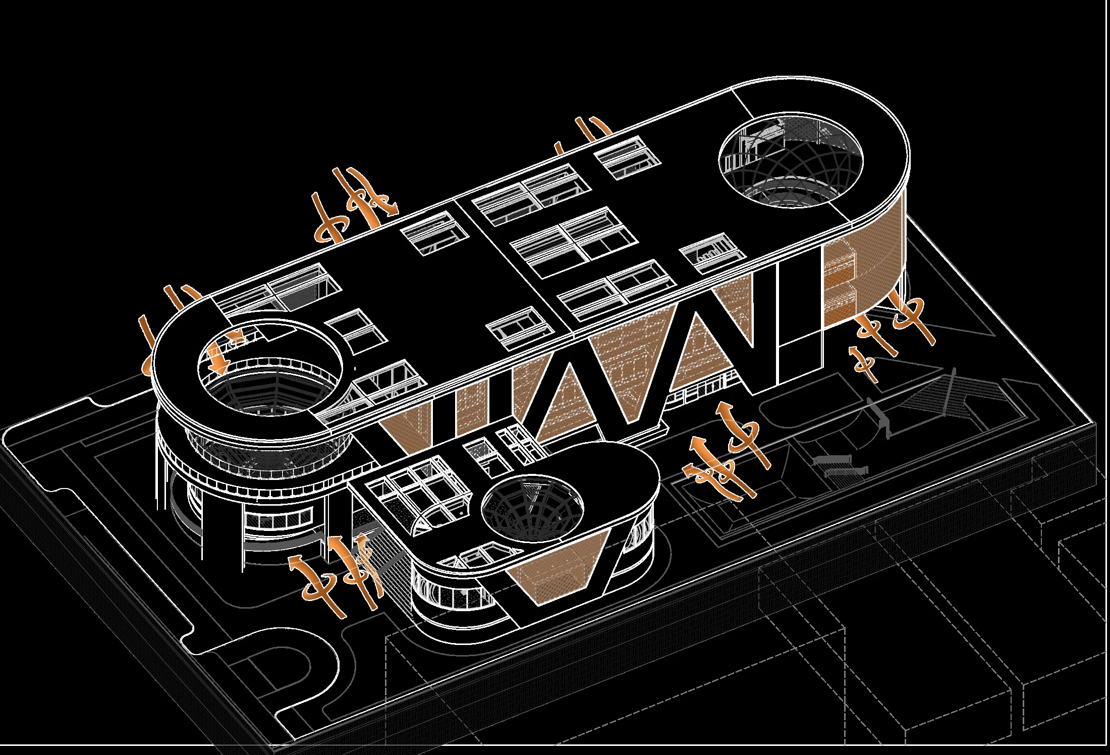 cross vent diagram