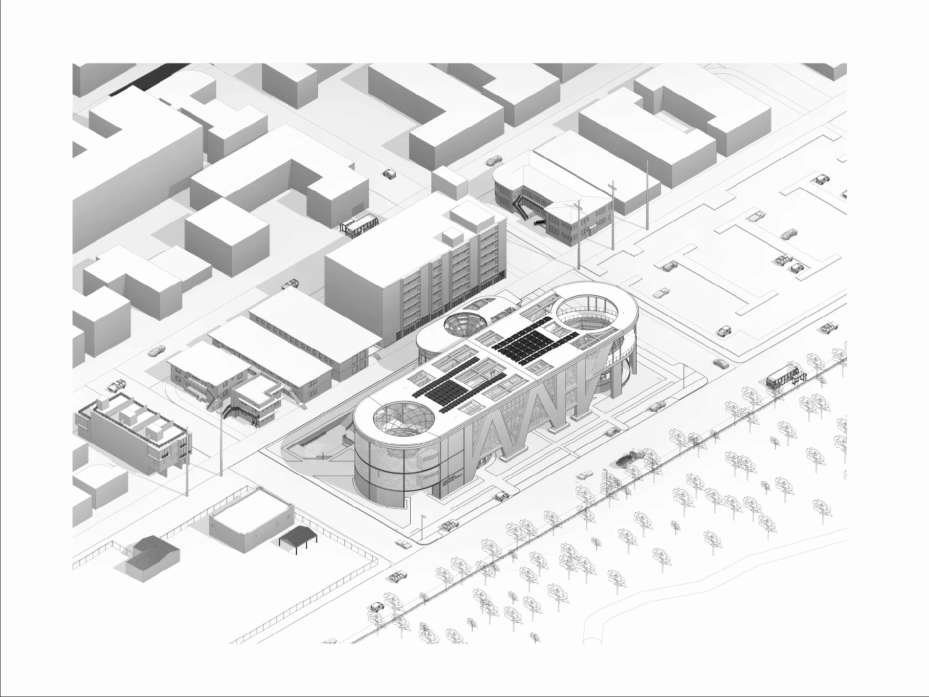 North Beach Youth Center · Sheet 3d model · page 1