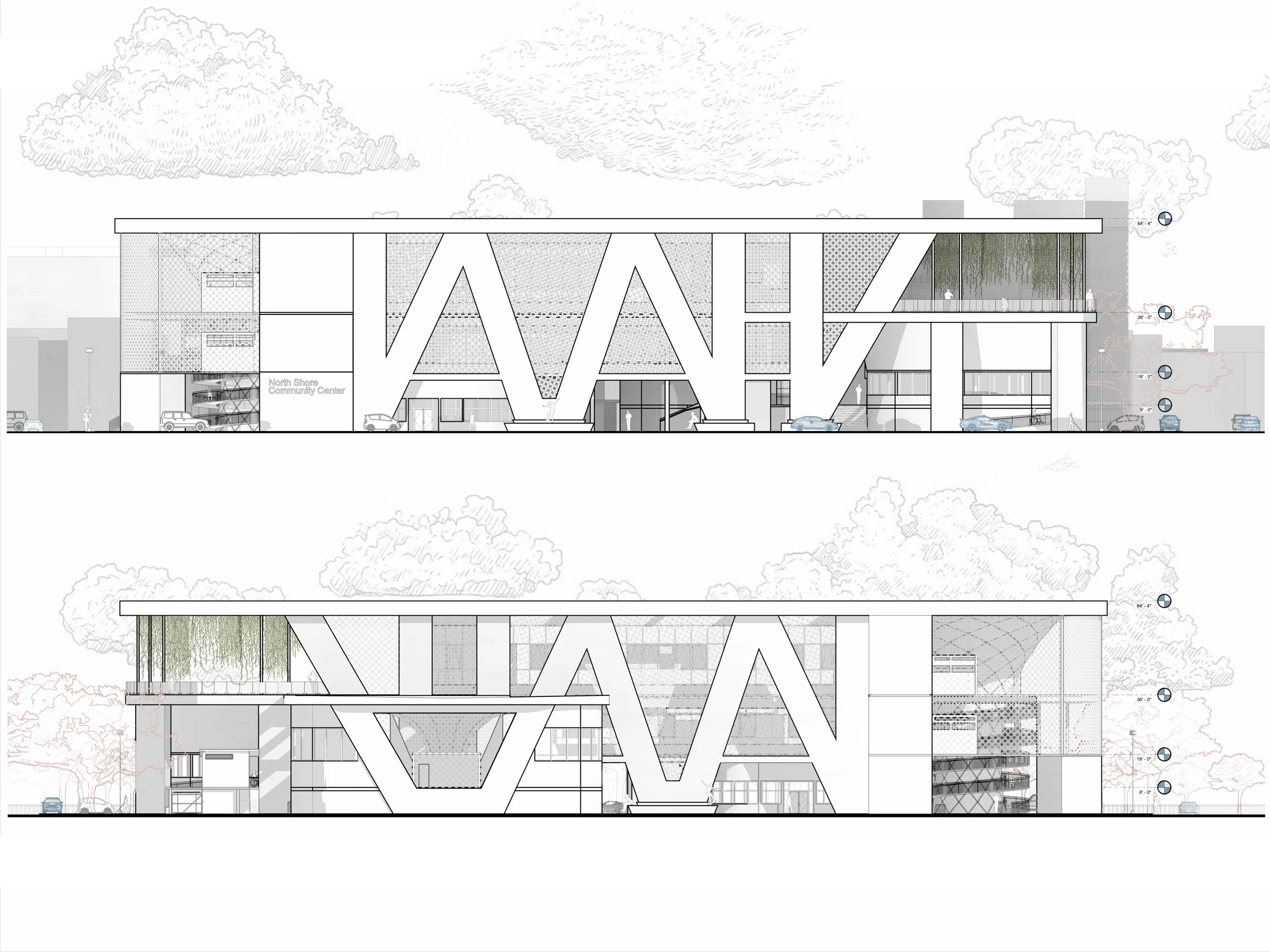 E   W Elevations