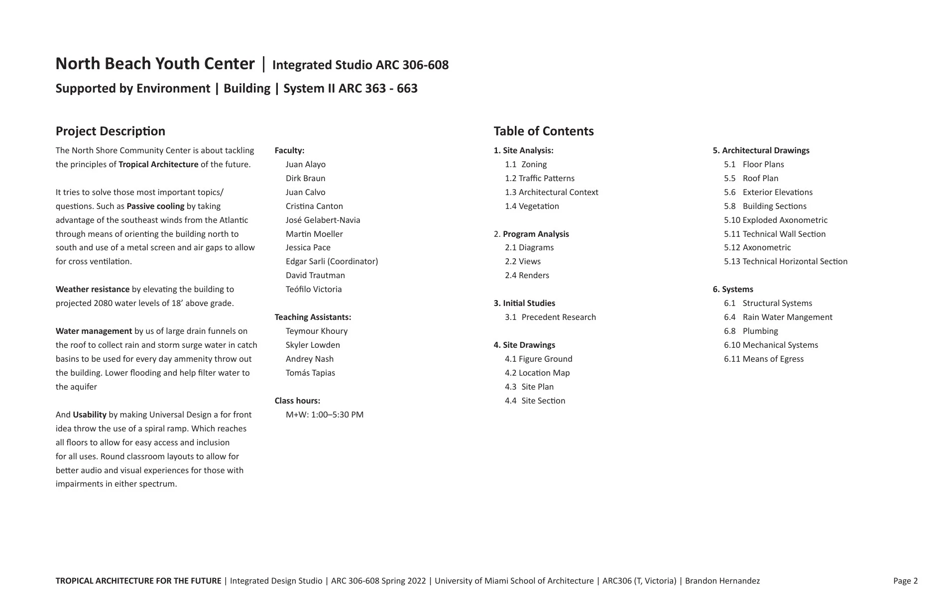 North Beach Youth Center · 05062022 ARC306 VICTORIA S22 HERNANDEZ FINAL SUBMISSION · page 2